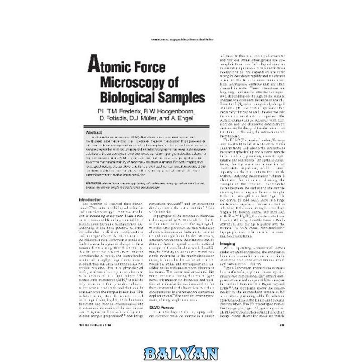 دانلود کتاب Atomic Force Microscopy of Biological Samples